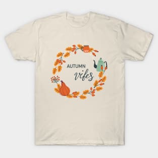 Autumn vibes wreath T-Shirt